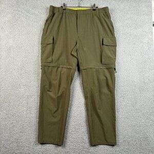 Bonobos Pants Mens Size XL Green Fielder Cargo Convertible Ripstop Straight Fit